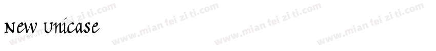 New Unicase字体转换